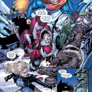 Interior preview page from Batman/Santa Claus: Slilent Knight #4