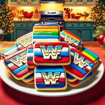 Celebrate the holidays the WWE way with these ring rope cookies.