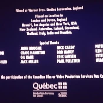 Comic Creators Who Got Special Thanks in Aquaman And The Lost Kingdom