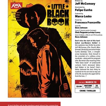 McComsey &#038 Cunhas Little Black Book in AWA March 2024 Solicits