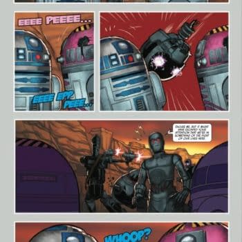 Interior preview page from STAR WARS: DARK DROIDS - D-SQUAD #4 PETE WOODS COVER