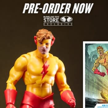 DC Comics Kid Flash Races On In with Exclusive McFarlane's Gold Label 