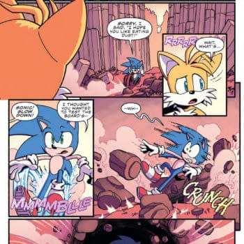 Interior preview page from SONIC THE HEDGEHOG #68 MIN HO KIM COVER