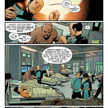 Preview page from 82771403084601611 STAR TREK #16 LEE LOUGHRIDGE COVER, by Collin Kelly & Jackson Lanzing & Marcus To & Lee Loughridge, in stores Wednesday, January 17, 2024 from idw