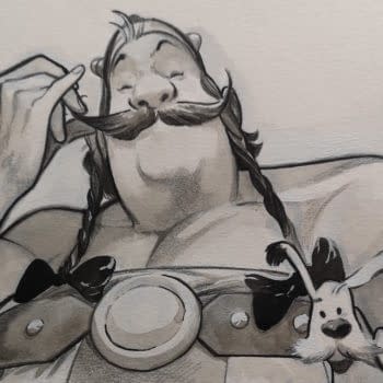 Pepe Larraz Draws Obelix