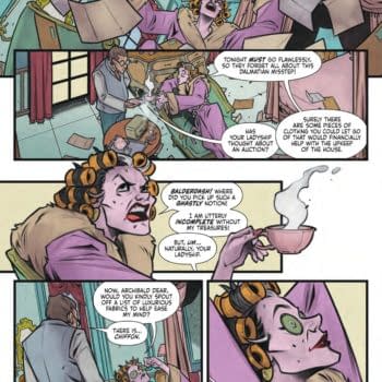 Interior preview page from Disney Villains: Cruella De Vil #1