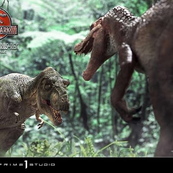The Mighty Jurassic Park Tyrannosaurus Rex Returns to Prime 1 Studio