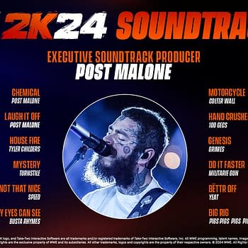 Post Malone to Rock WWE 2K24 as Soundtrack Curator and DLC Fighter