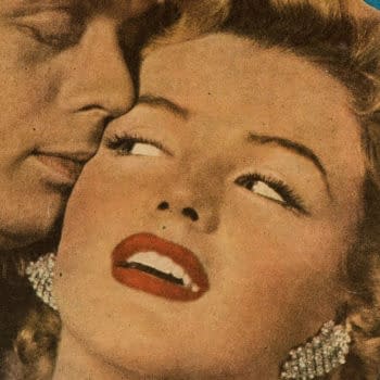 Marilyn Monroe and Richard Widmark on Sweethearts #119 (Fawcett, 1952).