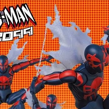 Return to the Future with the New Spider-Man 2099 MAFEX Figure 