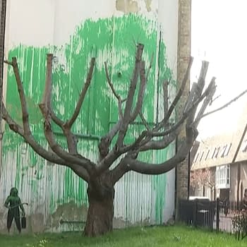 Donald Duck Banksy And The Tree Graffiti Separated At Birth