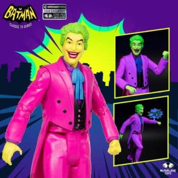 McFarlane Toys Debuts Exclusive Batman 1966 Blacklight Joker Figure 