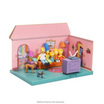 Step Into The Simpsons Living Room with Jakks Pacific New Playset