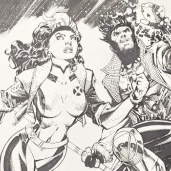 Jim Lee's X-Men Commission Of Rogue & Gambit Gets Tongues Wagging