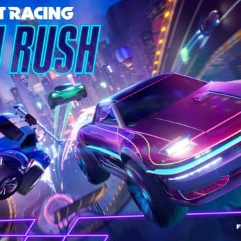 Fortnite's Rocket Racing Releases New Neon Rush Update