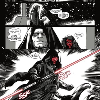 Star Wars: Darth Maul &#8211 Black White and Red #1 Preview: Sith Ship