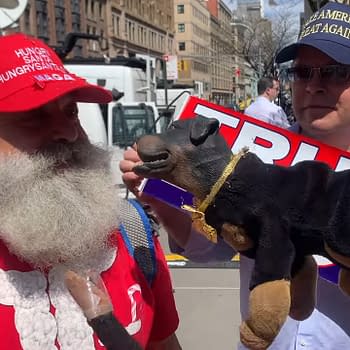 Triumph the Insult Comic Dog: Comedy Gold Outside of Trumps NYC Trial