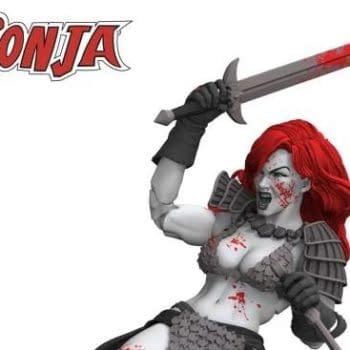 Boss Fight Unveils Epic H.A.C.K.S. Red Sonja Black, White & Red Figure