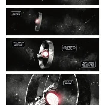 Interior preview page from ALIEN: BLACK WHITE AND BLOOD #4 DUSTIN NGUYEN COVER