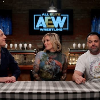 RJ City, Renee Paquette, and Eddie Kingston share a meal on Meal & a Match, a new AEW show launching Friday, May 17th on the TBS YouTube channel.