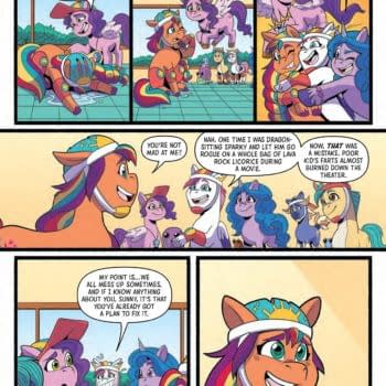 Interior preview page from MY LITTLE PONY: KENBUCKY ROLLER DERBY #4 SOPHIE SCRUGGS COVER