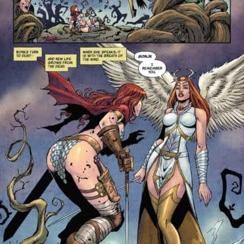 Interior preview page from Red Sonja #11