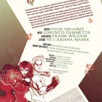 Interior preview page from SCARLET WITCH AND QUICKSILVER #4 RUSSELL DAUTERMAN COVER