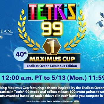 Tetris 99 Announces Endless Ocean Luminous Maximus Cup