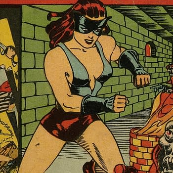 Pocket Comics #1 (Harvey, 1941) featuring the Black Cat.