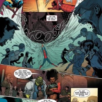 Interior preview page from AMAZING SPIDER-MAN: BLOOD HUNT #2 MARCELO FERREIRA COVER