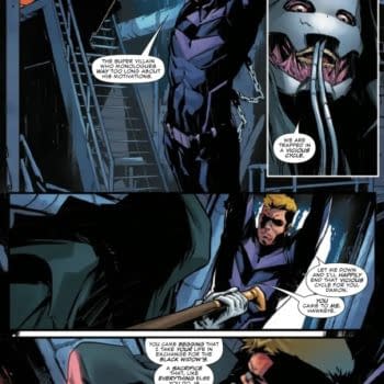 Interior preview page from BLACK WIDOW AND HAWKEYE #4 STEPHEN SEGOVIA COVER
