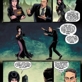 Interior preview page from Elvira Meets HP Lovecraft #5