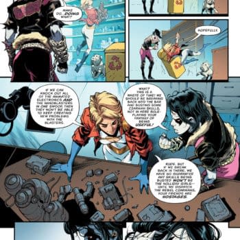 Interior preview page from Power Girl #10