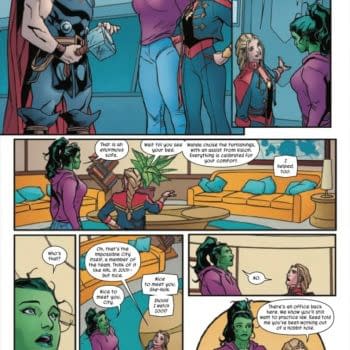 Interior preview page from SENSATIONAL SHE-HULK #9 ANDRES GENOLET COVER