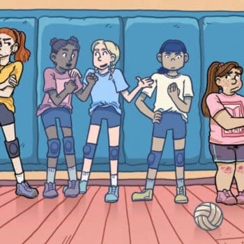 Audrey Meeker's Middle Grade Vollyball Graphic Novel, Last One Picked