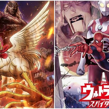 Ultraman/Spider-Man Rooster Fighter Get VIZ Media Spotlight at SDCC