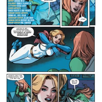 Interior preview page from Power Girl #11