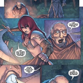 Interior preview page from Red Sonja: Empire of the Damned #4