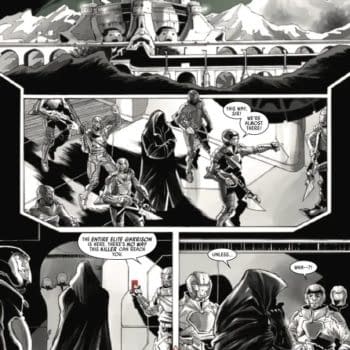 Interior preview page from STAR WARS: DARTH MAUL - BLACK, WHITE, AND RED #4 E.M. GIST COVER