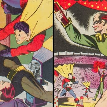 The Clown featured in Four Favorites #17 (Ace, 1945), Super-Mystery Comics V4#4 (Ace, 1944).
