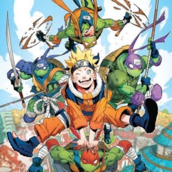Teenage Mutant Ninja Turtles X Naruto #1 in IDW October 2024 Solicits