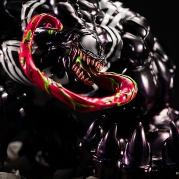 Venom Gets Yolked with New Marvel Comics Statue from Kotobukiya 