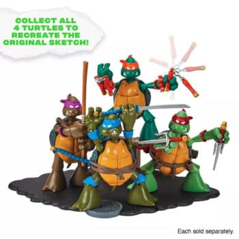 Original Sketch TMNT Figures Coming Soon from Playmates Toys