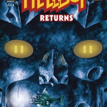 Cover image for GIANT ROBOT HELLBOY RETURNS #1 CVR A FEGREDO