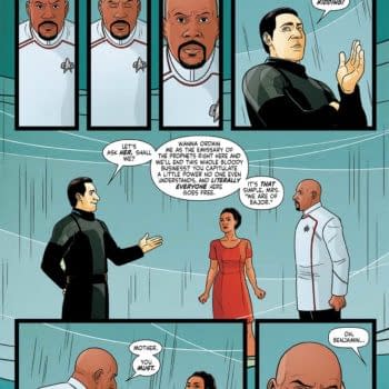 Interior preview page from STAR TREK #23 MEGAN LEVENS COVER