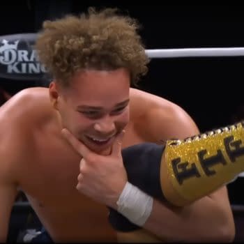 Top Flight (pictured: Dante Martin) is victorious over MxM on AEW Rampage.