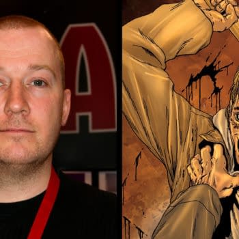 Garth Ennis photo by Pinguino Kolb, courtesy Avatar Press. Crossed #1 cover courtesy Avatar Press.