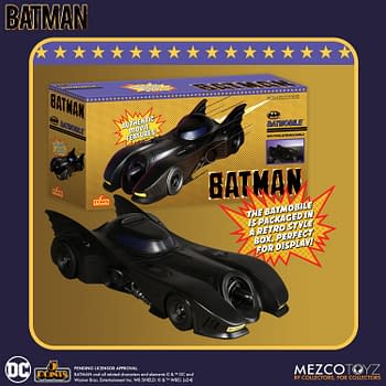 Mezco Toyz Debuts New 5 Points Batman (1989): Batmobile Vehicle 