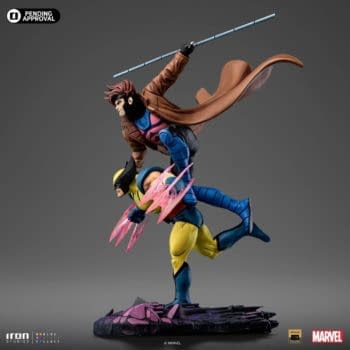 Gambit Charges Up Wolverine with New X-Men 97’ Iron Studios Statue 