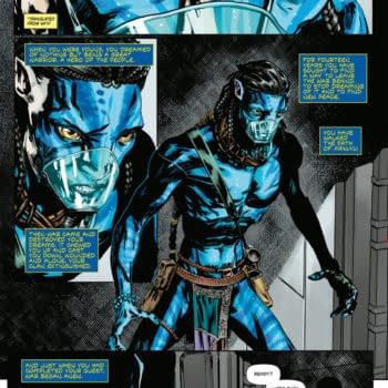 Interior preview page from AVATAR FRONTIERS OF PANDORA: SO'LEK'S JOURNEY #6 MICHAEL HEISLER COVER